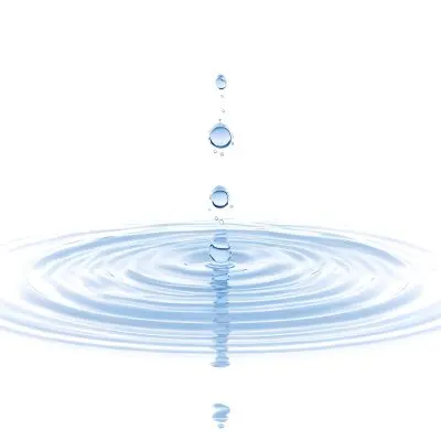 Water Drops Falling Into A Pool Of Water Creating Ripples Isolated On A White Background Clean And Minimalist High Resolution 26 8e93