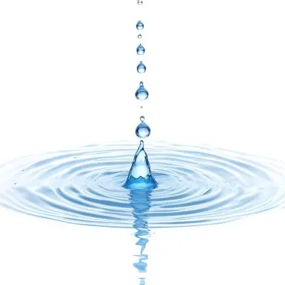 Water Drops Falling Into A Pool Of Water Creating Ripples Isolated On A White Background Clean And Minimalist High Resolution 7 4945