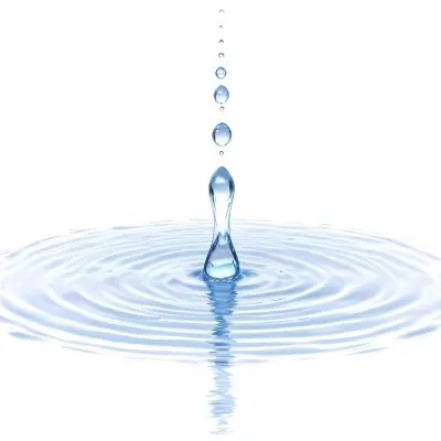 Water Drops Falling Into A Pool Of Water Creating Ripples Isolated On A White Background Clean And Minimalist High Resolution 8 F5dc