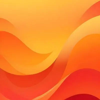 Watercolor Painting A Gradient Background Transitioning From Bright Yellow At The Top To Vibrant Orange And Red At The Bottom Creating A Warm And Energetic Atmosphere Creative Detailed Brush Stroke Minimal Spalsh 48 C28f