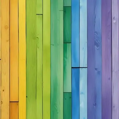 Watercolor Painting Colorful Wooden Planks In A Ra 178 2b02