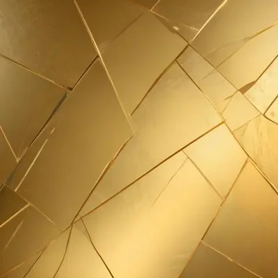 Watercolor Painting Golden Metallic Surface With Diagonal Lines And Reflections Creative Detailed Brush Stroke Minimal Spalsh 5 Fcf9