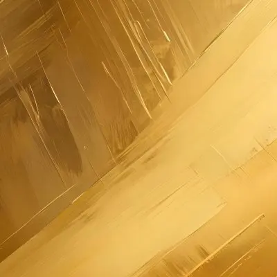 Watercolor Painting Golden Metallic Surface With Diagonal Lines And Reflections Creative Detailed Brush Stroke Minimal Spalsh 79 Faa9