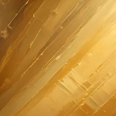 Watercolor Painting Golden Metallic Surface With Diagonal Lines And Reflections Creative Detailed Brush Stroke Minimal Spalsh 95 Bb13