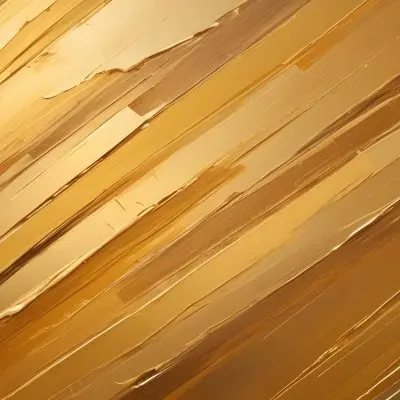Watercolor Painting Golden Metallic Surface With Diagonal Lines And Reflections Creative Detailed Brush Stroke Minimal Spalsh 97 987b