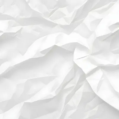 White Crumpled Paper Texture With Visible Folds And Creases Creating A Textured Background 14 0b70