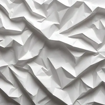 White Crumpled Paper Texture With Visible Folds And Creases Creating A Textured Background 43 4f8e