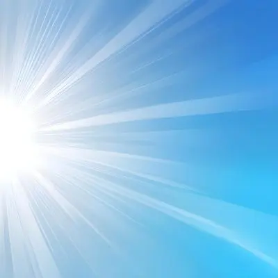 White Light Rays Emanating From The Left Side Fading Into A Gradient Of Light Blue And White Creating A Bright And Ethereal Effect 15 6630