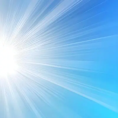 White Light Rays Emanating From The Left Side Fading Into A Gradient Of Light Blue And White Creating A Bright And Ethereal Effect 16 F672