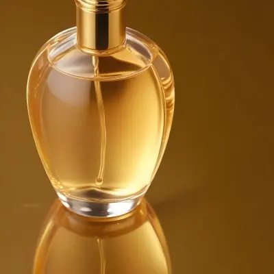 3d Model A Clear Round Perfume Bottle With A Golden Cap On A Golden Sand Dune With Small Rocks Figure Octane Render Volumetric Highly Detailed Videogame Aesthetic3d Model A Clear Round Perfume Bottle With A Golden C 6b63
