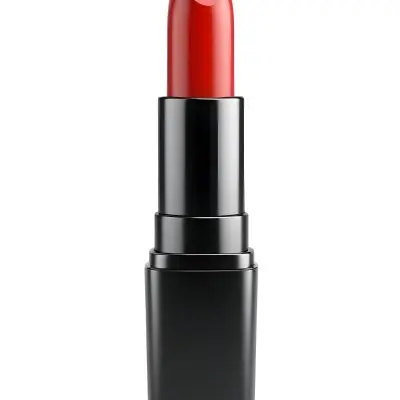 3d Model A Red Lipstick With A White Container The Background Is Plain White Product Photography Studio Lighting High Resolution Figure Octane Render Volumetric Highly Detailed Videogame Aesthetic 2 4b71