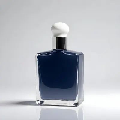 3d Model A White Perfume Bottle With A White Cap On A White Background With A Reflection On The Surface Figure Octane Render Volumetric Highly Detailed Videogame Aesthetic 26 2b33