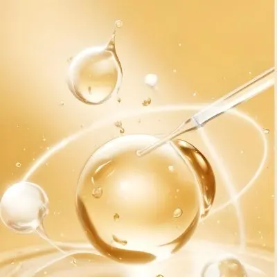 3d Model Golden Liquid Drops With Molecules And A Pipette On A Golden Background With Light Effects Cosmetic Concept Figure Octane Render Volumetric Highly Detailed Videogame Aesthetic 23 3300