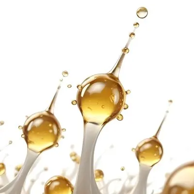 3d Model Hair Follicles With Oil Drops On A White Background Close Up View Of Hair And Scalp Hair Care Concept Hair Treatment Hair Health Figure Octane Render Volumetric Highly Detailed Videogame Aesthetic 2 F7a6