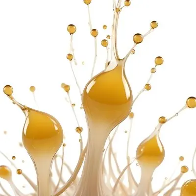3d Model Hair Follicles With Oil Drops On A White Background Close Up View Of Hair And Scalp Hair Care Concept Hair Treatment Hair Health Figure Octane Render Volumetric Highly Detailed Videogame Aesthetic 25 Ec45