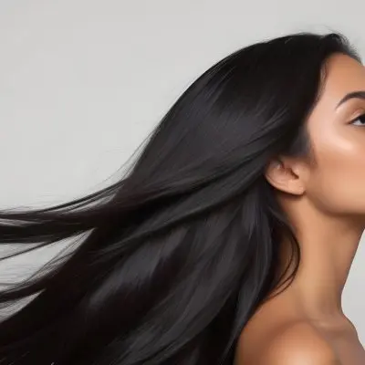 A 23 Year Old Tanned Skin Woman With Long Black Hair In A Studio 23 12ce
