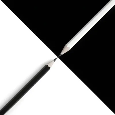 A Black And White Pencil Crossing Each Other In The Middle Of A Black And White Background 34 71bb 6408