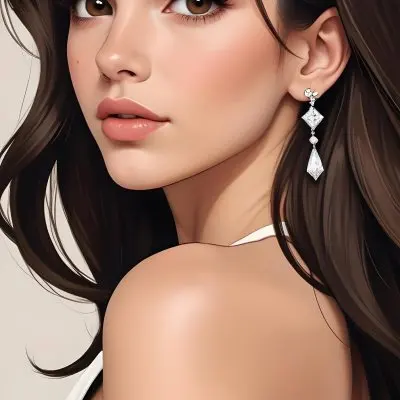 A Caucasian Woman 21 Years Old Light Skin Brown Hair Light Brown Eyes Light Lips Looking At The Camera In A White Background 10 4c69