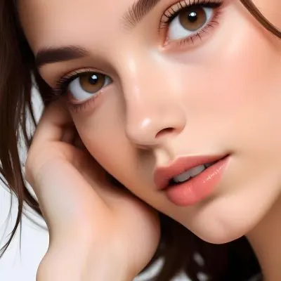 A Caucasian Woman 21 Years Old Light Skin Brown Hair Light Brown Eyes Light Lips Looking At The Camera In A White Background 8 38d9