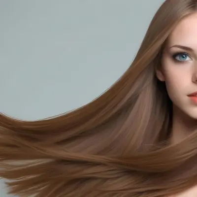 A Caucasian Woman 23 Years Old With Long Blue Hair Light Skin And Gray Eyes In A Gray Background 31