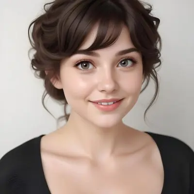 A Caucasian Woman 25 Years Old With Wavy White Wavy Hair Light Skin Wearing A White Shirt In Front Of A White Wall 4 F7bc