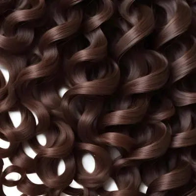 A Close Up Image Of A Strand Of Dark Brown Hair With A Spiral Curl Pattern 3 3b09