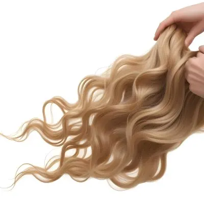 A Close Up Image Of Long Wavy Blonde Hair 8 1938