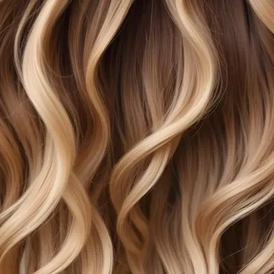 A Close Up Image Of Long Wavy Blonde Hair With Brown Roots Showcasing A Natural Looking Ombre Or Balayage Hair Color Effect 1 7bb2