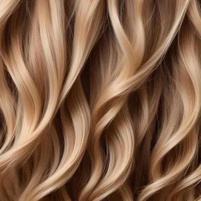 A Close Up Image Of Long Wavy Blonde Hair With Brown Roots Showcasing A Natural Looking Ombre Or Balayage Hair Color Effect 11 0c6d