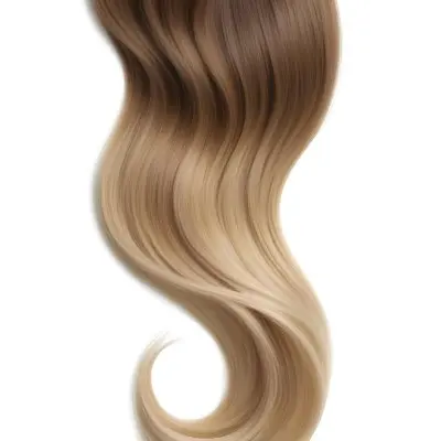 A Close Up Image Of Long Wavy Blonde Hair With Brown Roots Showcasing A Natural Looking Ombre Or Balayage Hair Color Effect 2 5f1d