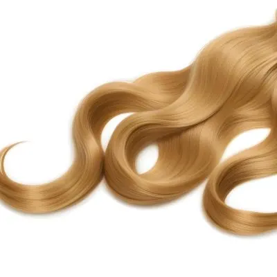 A Close Up Image Of Long Wavy Golden Blonde Hair 7 64da