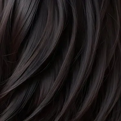 A Close Up Of A Woman S Long Dark Hair Shiny 2 6682