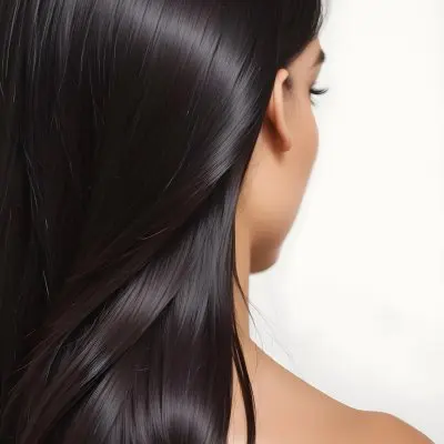 A Close Up Of A Woman S Long Dark Hair Shiny 4 503e