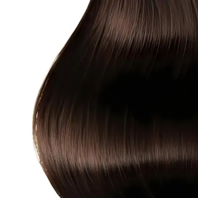 A Close Up Of Dark Brown Shiny And Straight Hair 10 820c