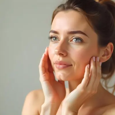 A Fair Skinned Woman Around 25 Years Old Applying Moisturizer On Her Hands Soft Lighting Neutral Background 7 9d86