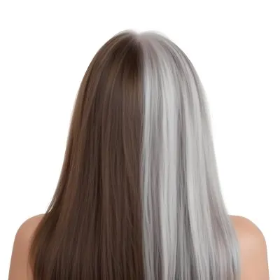A Middle Aged Caucasian Woman With Long Straight Brown And Gray Hair 10 A85c