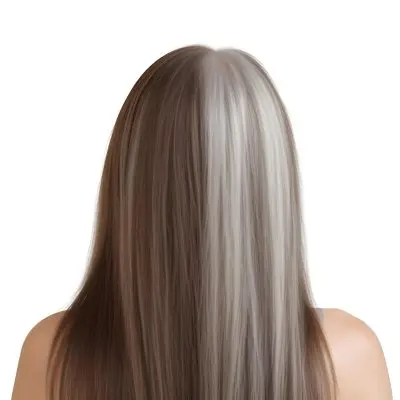 A Middle Aged Caucasian Woman With Long Straight Brown And Gray Hair 2 3766