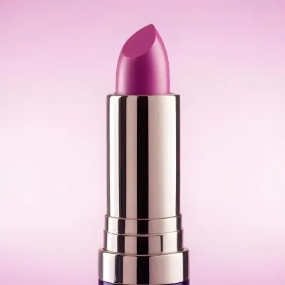 A Pink Lipstick With A Purple Tube Product Photography Centered Purple Background Beauty Product 20 9fea