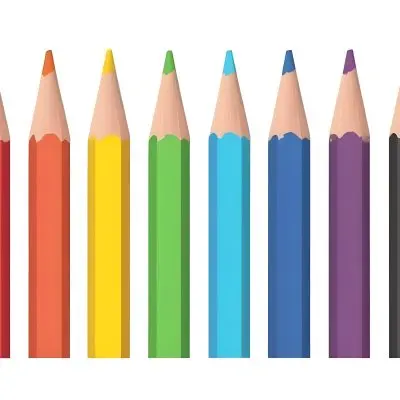 A Row Of Colored Pencils With Different Colors Arranged In A Line With A White Background Simple And Clean 18 3b69 6354