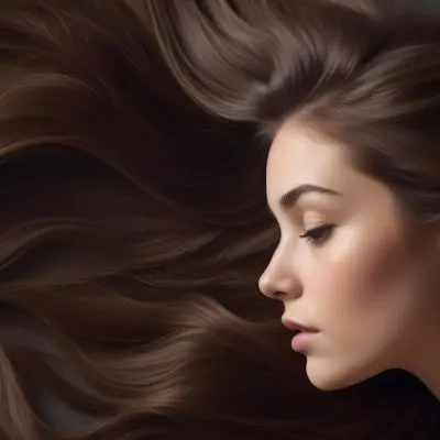 A White Woman 23 Years Old With Long Brown Hair In A Studio 20 77f9