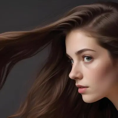 A White Woman 23 Years Old With Long Brown Hair In A Studio 27 3851