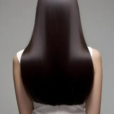 A Young Asian Woman With Long Straight Dark Brown Hair 15 3e48