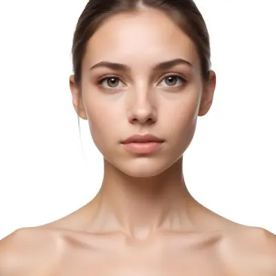A Young Caucasian Woman With Long Brown Hair And Light Skin Wearing Minimal Makeup And Looking Directly At The Camera With A Neutral Expression 4 C6d1
