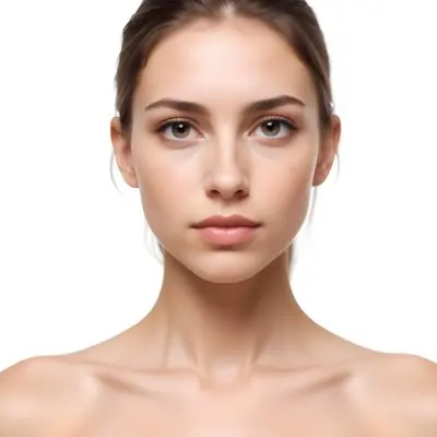A Young Caucasian Woman With Long Brown Hair And Light Skin Wearing Minimal Makeup And Looking Directly At The Camera With A Neutral Expression 6 B463