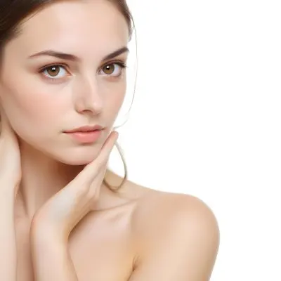 A Young Caucasian Woman With Long Brown Hair Fair Skin And Brown Eyes Looking Directly At The Camera With A Serene Expression 2 Ef27
