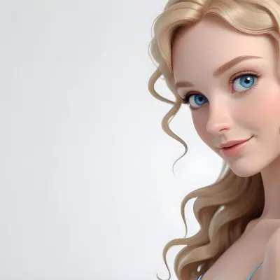 A Young Caucasian Woman With Long Wavy Blonde Hair And Blue Eyes Wearing Light Makeup And Looking Directly At The Camera With A Slight Smile 10 9c90