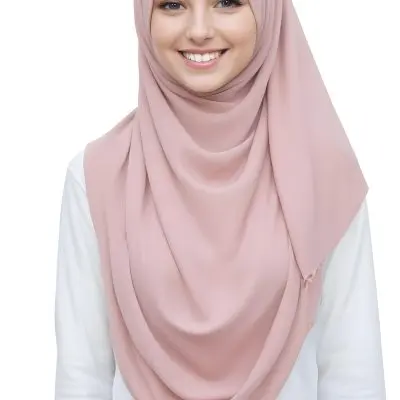 A Young Woman With Light Brown Skin Wearing A Pink Hijab And Smiling At The Camera 16 40f3