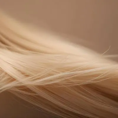 Blonde Hair Strands With A Gradient From Light To Dark Studio Shot With A Blurred Background 17 51e5