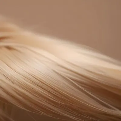 Blonde Hair Strands With A Gradient From Light To Dark Studio Shot With A Blurred Background 20 8b8e