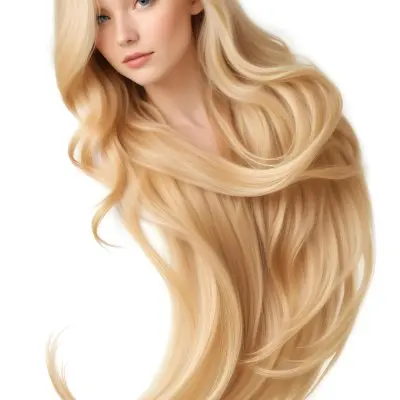Blonde Woman With Long Wavy Hair 3 7c15